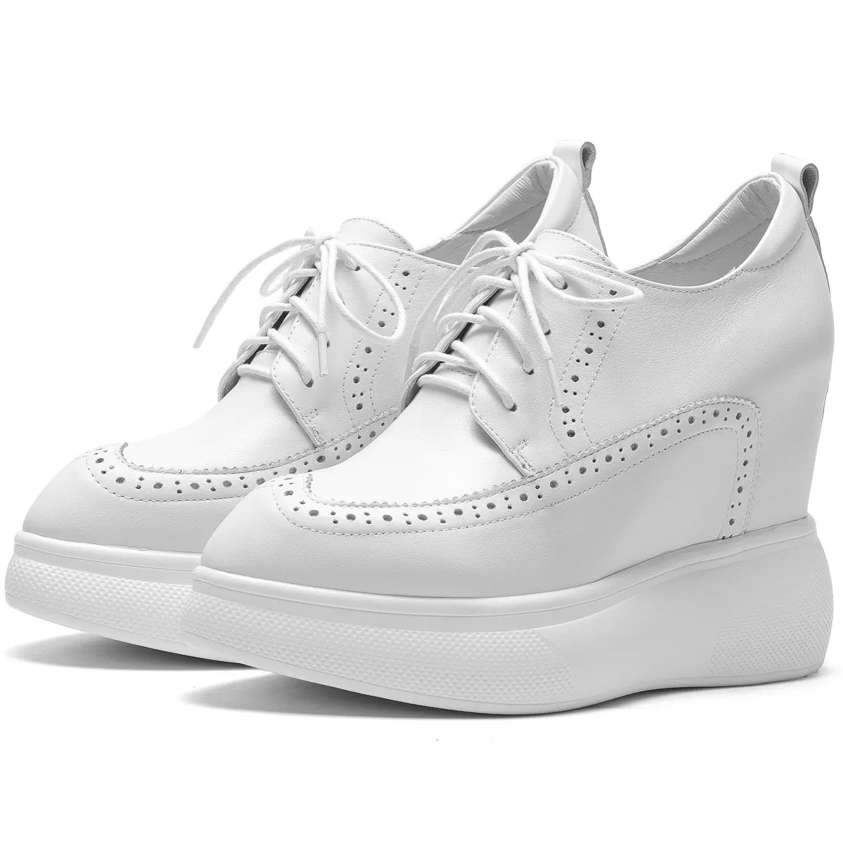 Platform Pumps Shoes Women Lace Up Genuine Leather Super High Heels Ankle Boots Female Pointed Toe Fashion Sneakers Casual Shoes
Platform Pumps Shoes Women Lace Up Genuine Leather Super High Heels Ankle Boots Female Pointed Toe Fashion Sneakers Casual Shoes