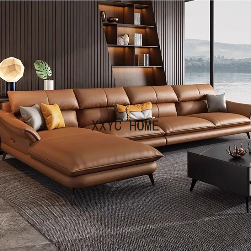 Relaxing Simple Fancy Room Nordic Leather Recliner Puffs Sofa Sectional Modern Sofy Furniture Couch
Relaxing Simple Fancy Room Nordic Leather Recliner Puffs Sofa Sectional Modern Sofy Furniture Couch