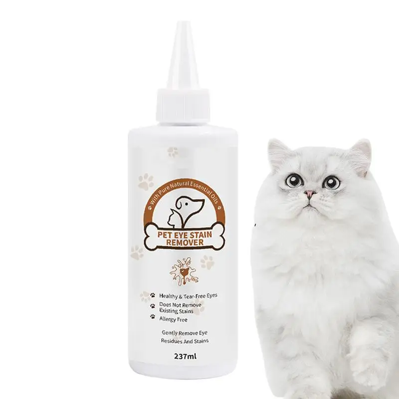 

Pet Eye Stain Remover 237ml Eye Drops Cats Dogs To Remove Tear Marks Relieve Eye Itching Gentle Cleansing Eye Drops Pet Supplies