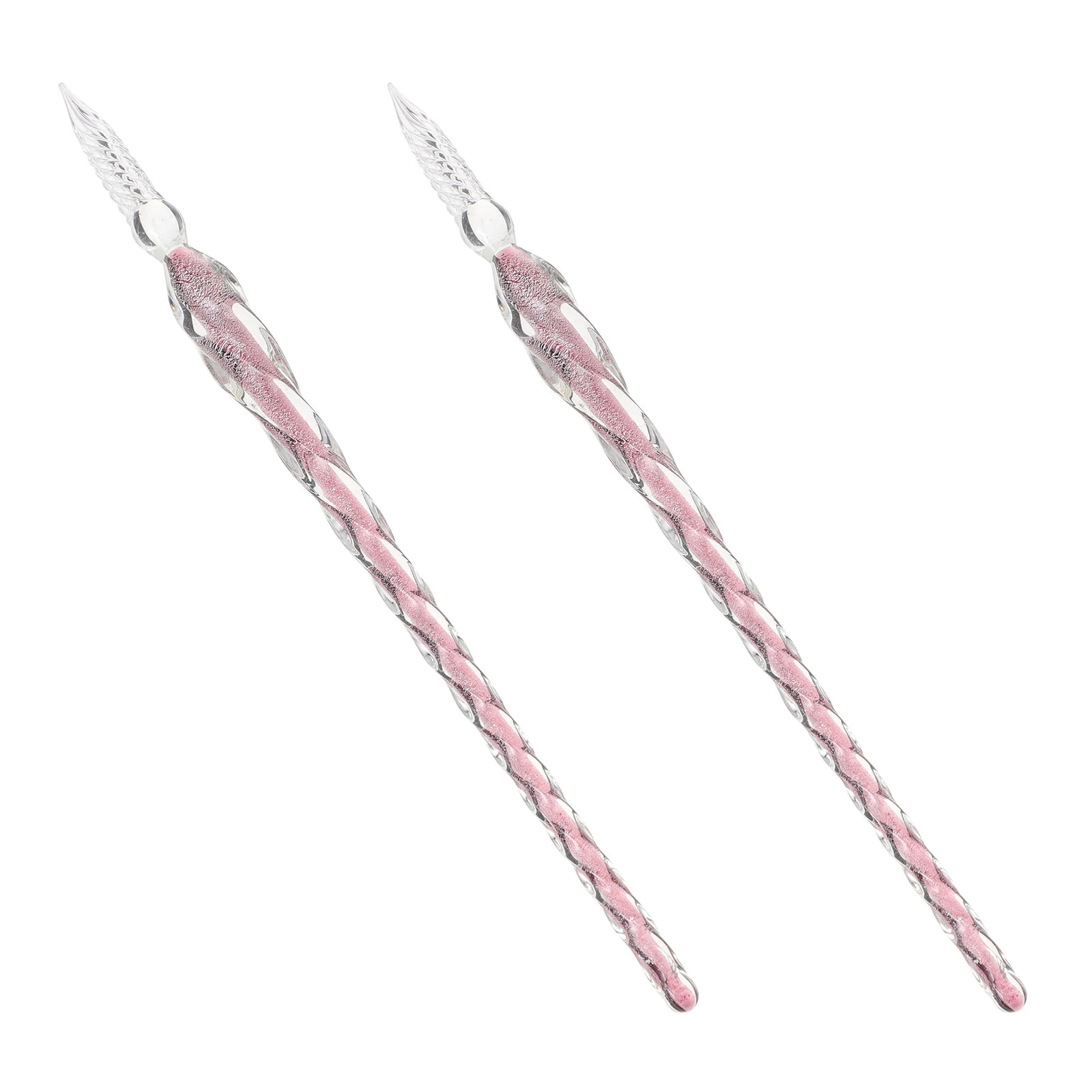 2 Pcs Crystal Pen Fine Tip Colored Pens Drawing Dip for Writing Calligraphy Glass Unique Signature Hand-made
2 Pcs Crystal Pen Fine Tip Colored Pens Drawing Dip for Writing Calligraphy Glass Unique Signature Hand-made