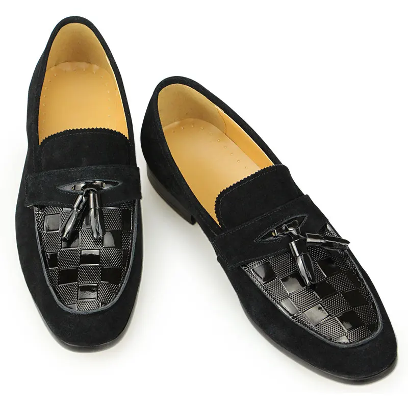 New High Quality Classic Simple Elegant Luxury Fringe Business Casual One-step Loafers Fashion Black Leather Cow Suede Shoes For
New High Quality Classic Simple Elegant Luxury Fringe Business Casual One-step Loafers Fashion Black Leather Cow Suede Shoes For