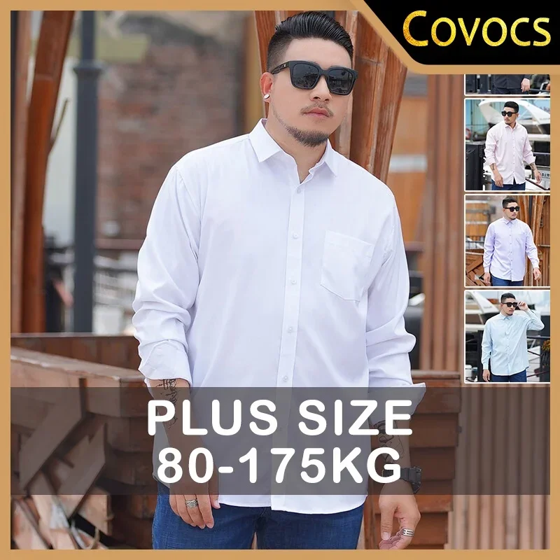 Men's Undershirt Autumn And Winter Long-Sleeved Plain Business Large Size 7xl, 8xl, 9xl Men's Long-Sleeved Shirts
Men's Undershirt Autumn And Winter Long-Sleeved Plain Business Large Size 7xl, 8xl, 9xl Men's Long-Sleeved Shirts