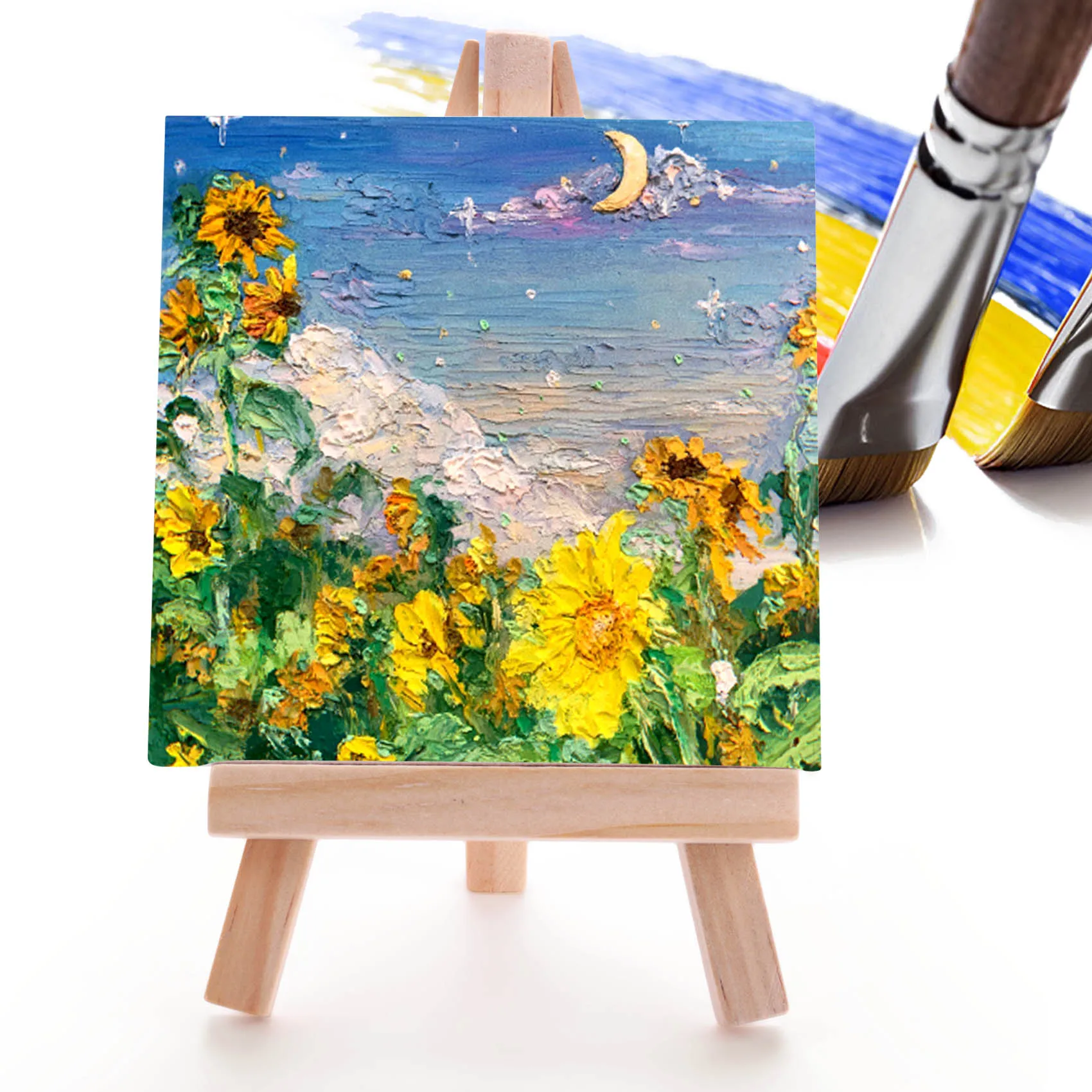24Set Artists 5 Inch Mini Easel +3 Inch X3 Inch Mini Canvas Set Painting Craft DIY Drawing Small Table Easel Gift
24Set Artists 5 Inch Mini Easel +3 Inch X3 Inch Mini Canvas Set Painting Craft DIY Drawing Small Table Easel Gift