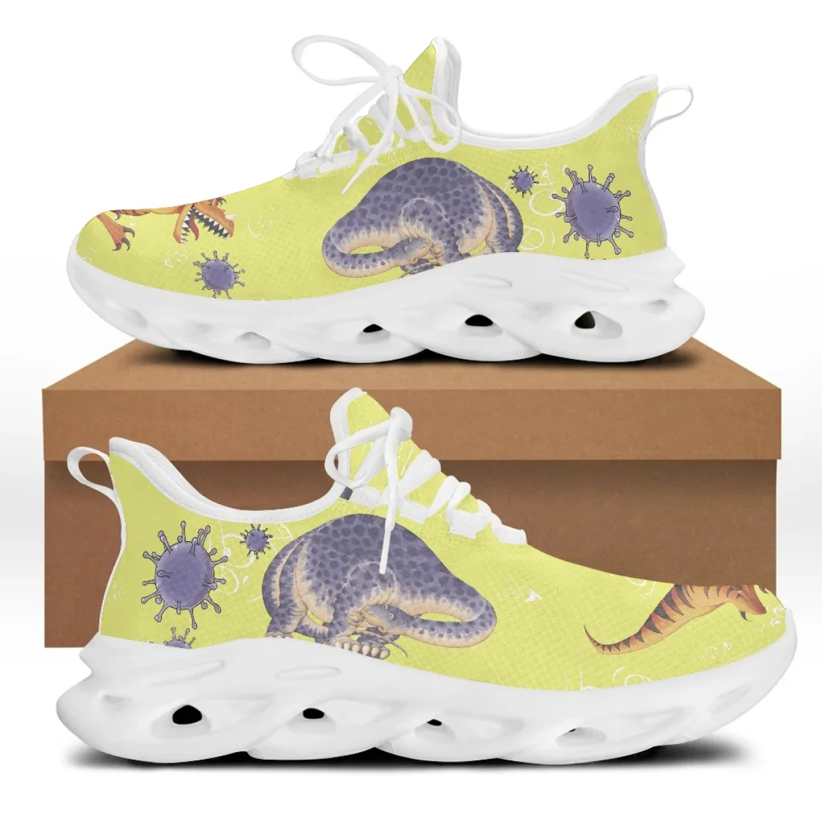 YikeluoWomen's Shoes Cartoon Dinosaur Pattern Print Mesh Swing Sneakers Soft Sole Women Running Shoes Nursing Walking Shoes
YikeluoWomen's Shoes Cartoon Dinosaur Pattern Print Mesh Swing Sneakers Soft Sole Women Running Shoes Nursing Walking Shoes