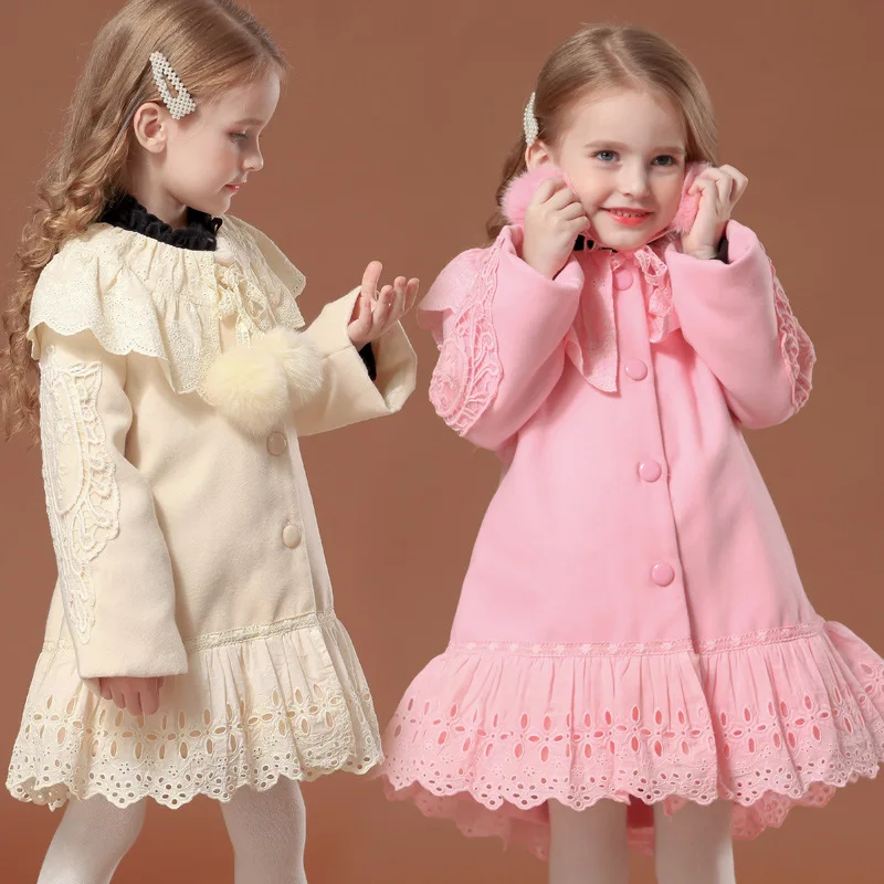 Spanish Vintage Court Autumn Winter Girls Coat Children Sweet Skirt Hem Outwear y642
Spanish Vintage Court Autumn Winter Girls Coat Children Sweet Skirt Hem Outwear y642