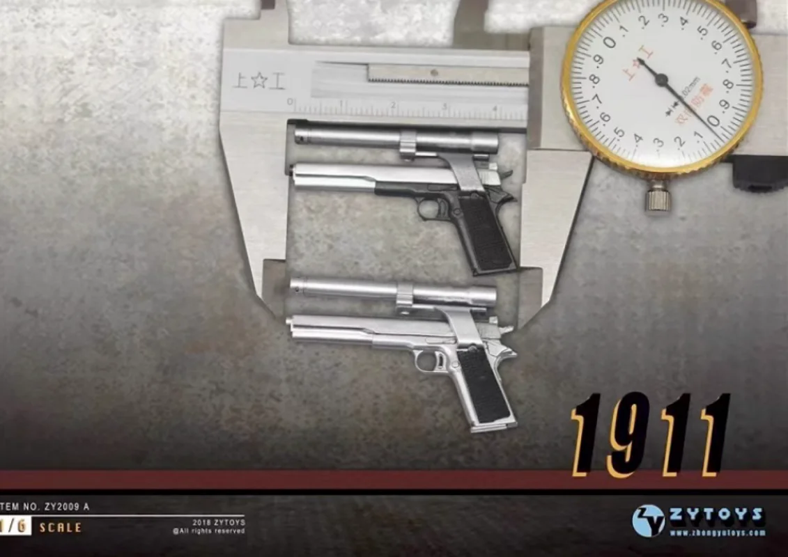 Zytoys 1/6 солдат M1911 модель пистолета из пластика для 12-дюймовой экшн-фигурки
Zytoys 1/6 солдат M1911 модель пистолета из пластика для 12-дюймовой экшн-фигурки