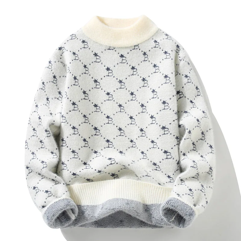 Pull Homme 2023 New Winter Brand Letter Print Sweater Men's Soft Warm Slim Fit Knitted Sweaters High Quality Men Handsome Jumper
Pull Homme 2023 New Winter Brand Letter Print Sweater Men's Soft Warm Slim Fit Knitted Sweaters High Quality Men Handsome Jumper