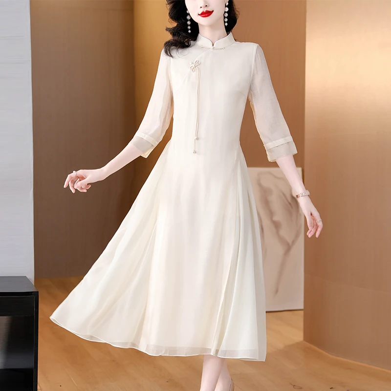 2023 Summer New Fashionable Pure Color National Style White Loose Women Short Sleeve Derss Elegant Female Tops Retro Dress T407
2023 Summer New Fashionable Pure Color National Style White Loose Women Short Sleeve Derss Elegant Female Tops Retro Dress T407
