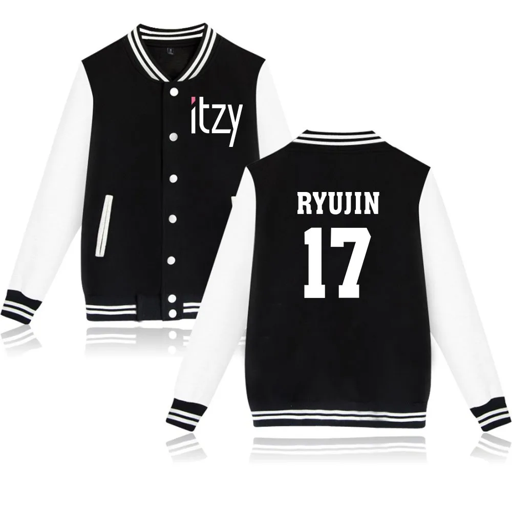 Kpop Itzy Jacket Coat Women Men Korean Fashion Baseball Uniform Y2k Autumn Loose Outerwear ITZY Ryujin Yeji Yuna Lia Sweatshirt
Kpop Itzy Jacket Coat Women Men Korean Fashion Baseball Uniform Y2k Autumn Loose Outerwear ITZY Ryujin Yeji Yuna Lia Sweatshirt