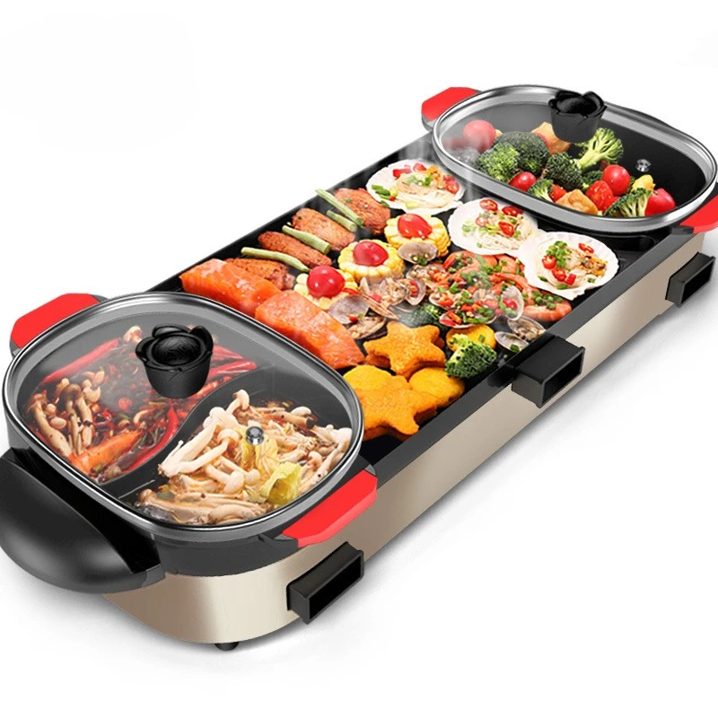 Best 2 in 1 Multifunctional 3 Temperature Control Smokeless Non Stick Indoor Bbq Electric Hot Pot and Grill
Best 2 in 1 Multifunctional 3 Temperature Control Smokeless Non Stick Indoor Bbq Electric Hot Pot and Grill