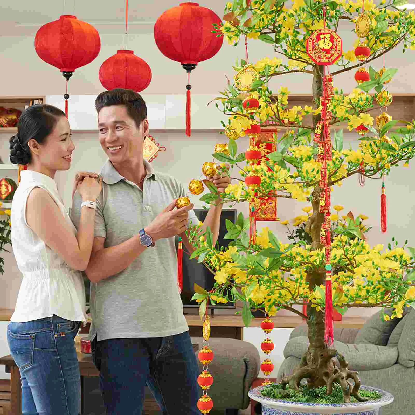 Chinese New Year Hanging Decoration Electric Firecrackers Ornament Sound Traditional Red Lucky Oriental Pendant Spring Festival
Chinese New Year Hanging Decoration Electric Firecrackers Ornament Sound Traditional Red Lucky Oriental Pendant Spring Festival