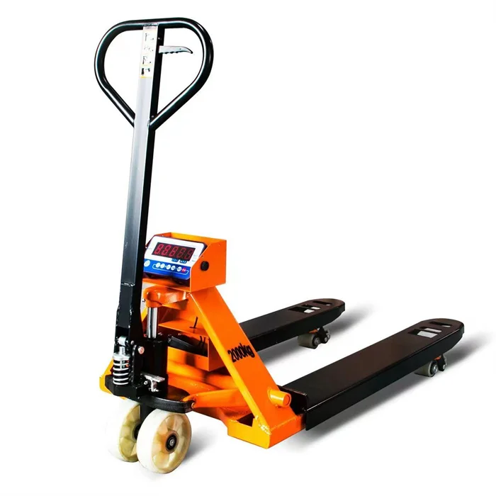 

Weighing scale pallet jack hydraulic handy lift hydraulic manual pallet truck with weight scale