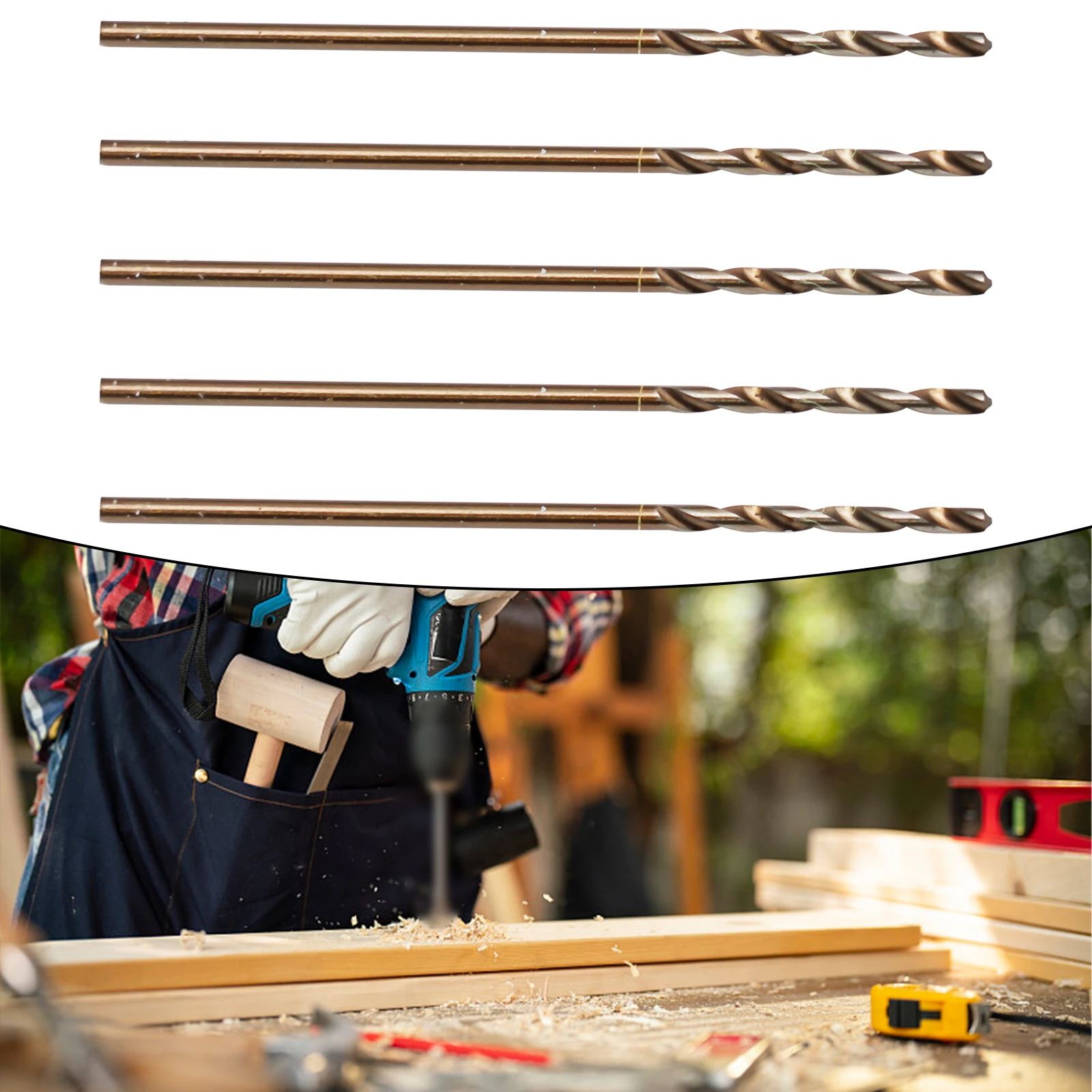 5pcs Drill Bit HSS M35 Cobalt Drill Bit 1/1.5/2/2.5/3/3.5/4mm For Stainless Steel Metal Wood Hole Cutter Power Tools Accessories
5pcs Drill Bit HSS M35 Cobalt Drill Bit 1/1.5/2/2.5/3/3.5/4mm For Stainless Steel Metal Wood Hole Cutter Power Tools Accessories