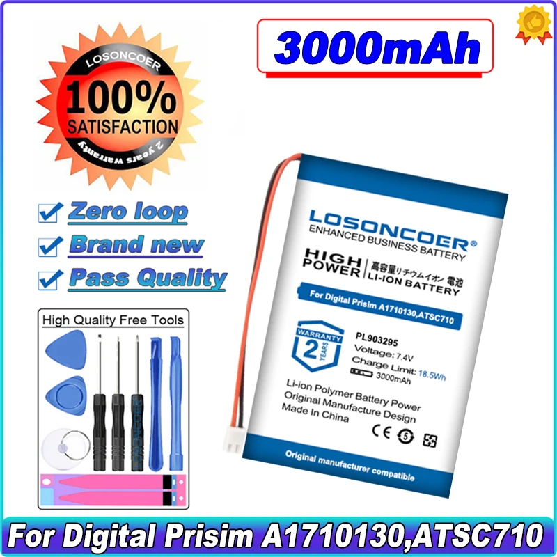 CP-HLT71 PL903295 3000mAh Battery For Digital Prisim A1710130,ATSC710,TVS3970A, For Haier 805-01-NL,HERLT71, HLT71, HLT71BAT
CP-HLT71 PL903295 3000mAh Battery For Digital Prisim A1710130,ATSC710,TVS3970A, For Haier 805-01-NL,HERLT71, HLT71, HLT71BAT