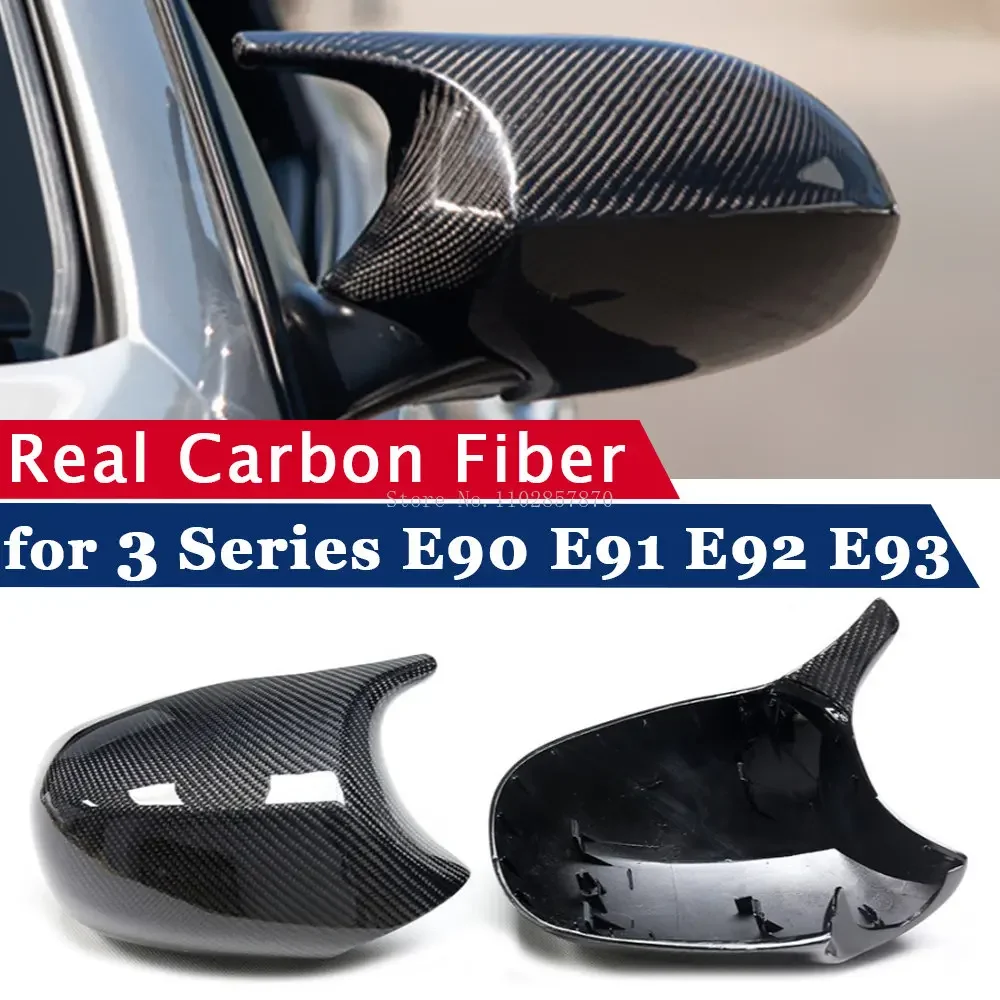 M LOOK Rearview Mirror Cover for BMW 3 Series E90 E91 E92 E93 Real Carbon Fiber Side Mirror Shells Frame Replacement Case 2 PCS
M LOOK Rearview Mirror Cover for BMW 3 Series E90 E91 E92 E93 Real Carbon Fiber Side Mirror Shells Frame Replacement Case 2 PCS