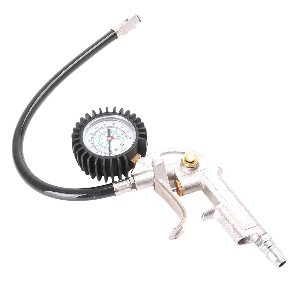 

220 PSI Car Tire Inflator Auto Tyre Inflation Gun Air Manometer Pneumatic Pistol For Pumping Wheels Gauge Tester