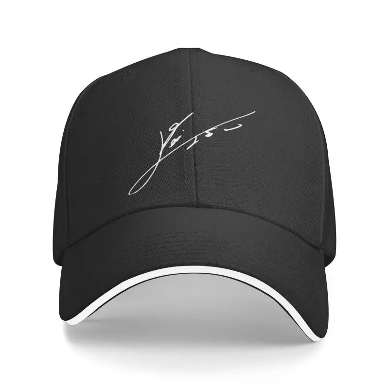 

Punk Unisex White Messis Signature Soccer Baseball Cap Adult Football Adjustable Dad Hat Women Men Sports