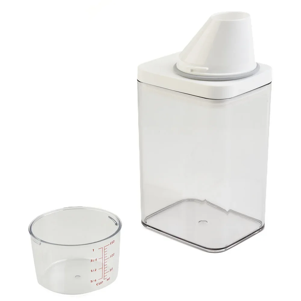Washing Dispenser Soap Dispenser Storage Box Lid Transparent Up Powder Container White Laundry Washing Plastic
Washing Dispenser Soap Dispenser Storage Box Lid Transparent Up Powder Container White Laundry Washing Plastic