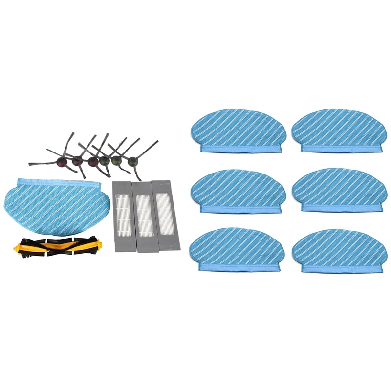 6Pcs Mop Cloth Pads Set With For Ecovacs Deebot Ozmo 920 950 Filter Side Brush Kit Vacuum Cleaner Accessories 
6Pcs Mop Cloth Pads Set With For Ecovacs Deebot Ozmo 920 950 Filter Side Brush Kit Vacuum Cleaner Accessories
