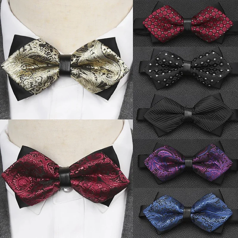 

Мужской галстук-бабочка, модный галстук-бабочка, женский свадебный галстук, мужской деловой жаккардовый галстук-бабочка, аксессуары для мужчин