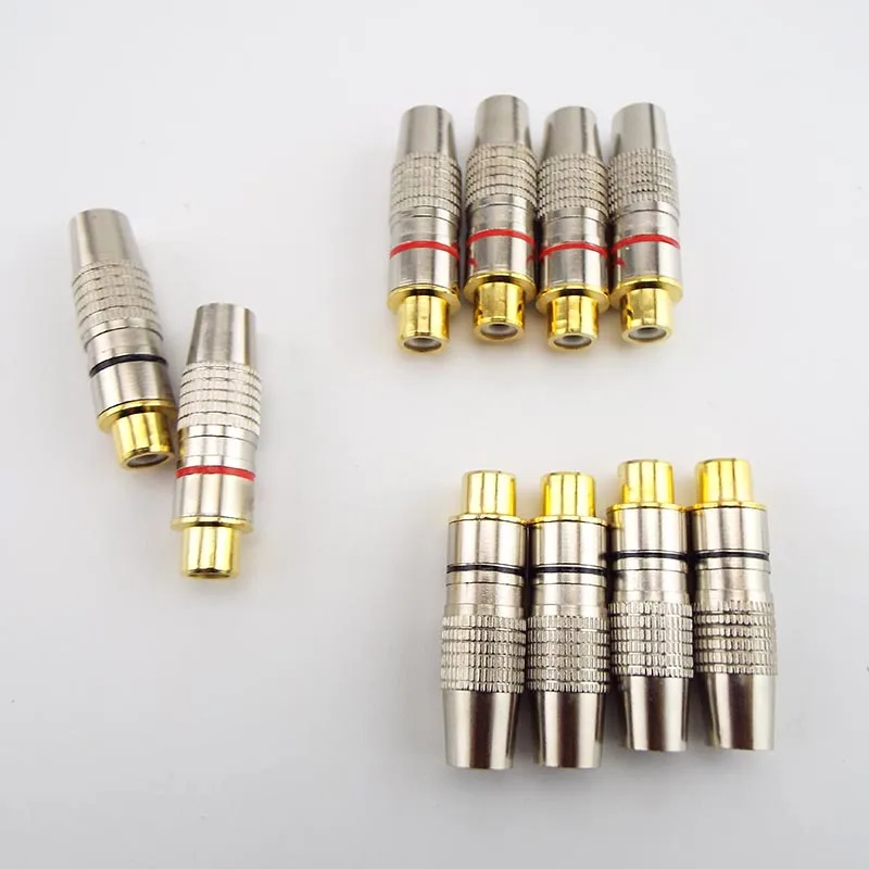 2/4/10pcs Balck Red Gold plated RCA Female Jack Plug Solder Audio Video Adapter Connector rca Female Convertor for Coaxial Cable
2/4/10pcs Balck Red Gold plated RCA Female Jack Plug Solder Audio Video Adapter Connector rca Female Convertor for Coaxial Cable