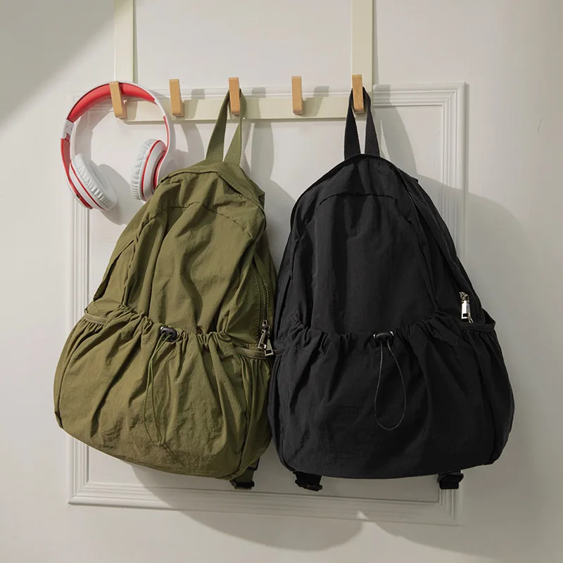Women's School Backpack Large Capacity Waterproof Leisure Travel Nylon Lightweight Commuting Simple Student Backpack New
Women's School Backpack Large Capacity Waterproof Leisure Travel Nylon Lightweight Commuting Simple Student Backpack New