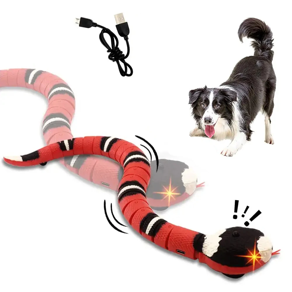Smart Sensing Snake Dog Toys Eletronic Interactive Toys for Puppy USB Charging Dog Accessories for Pet Dogs Game Play Toys
Smart Sensing Snake Dog Toys Eletronic Interactive Toys for Puppy USB Charging Dog Accessories for Pet Dogs Game Play Toys