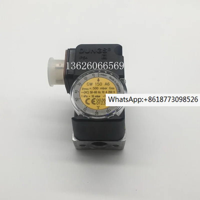 DUNGS Dongsi Gas Air Pressure Switch GW150A6 Pressure Switch GW3A6 Combustion Machine Accessories Package
DUNGS Dongsi Gas Air Pressure Switch GW150A6 Pressure Switch GW3A6 Combustion Machine Accessories Package