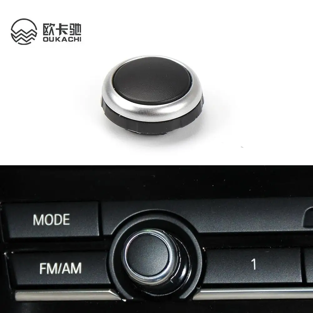 

Car Center Console Radio Switch Volume Knob CD Machine Switch Button Cover For BMW F10 F02 F07 5 7 Series GT 520 525i 730 740