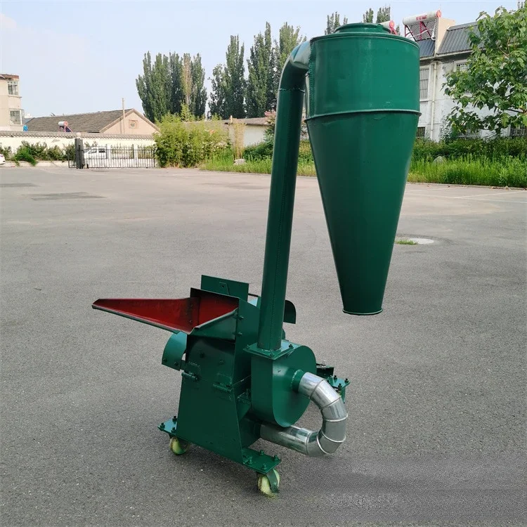 

Feed processing crusher, wheat straw and soybean straw crusher, automatic feeding Shakelon powder bran machine