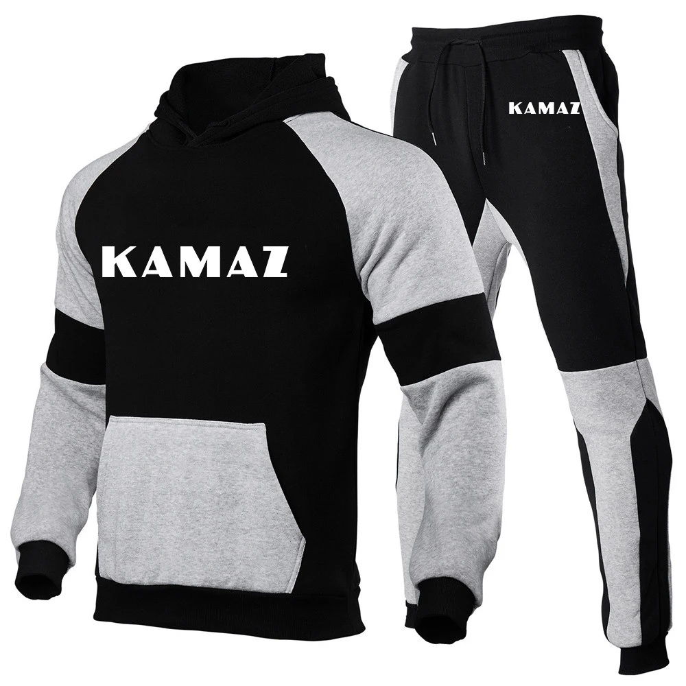 KAMAZ 2023 Men's New High Quality Stitching Hoodies Popular Hip Hop Sportswears Hooded Sweater Tops+Casual Pants Two-Pieces Suit
KAMAZ 2023 Men's New High Quality Stitching Hoodies Popular Hip Hop Sportswears Hooded Sweater Tops+Casual Pants Two-Pieces Suit