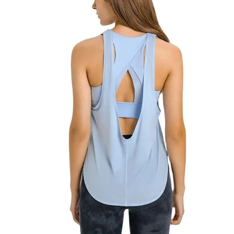 2 In 1 Open Bank Yoga Tank Tops Built In Bra Fitness Top Gym Wear Women Summer Ice Feel Shock Proof Workout Sports Shirts
2 In 1 Open Bank Yoga Tank Tops Built In Bra Fitness Top Gym Wear Women Summer Ice Feel Shock Proof Workout Sports Shirts