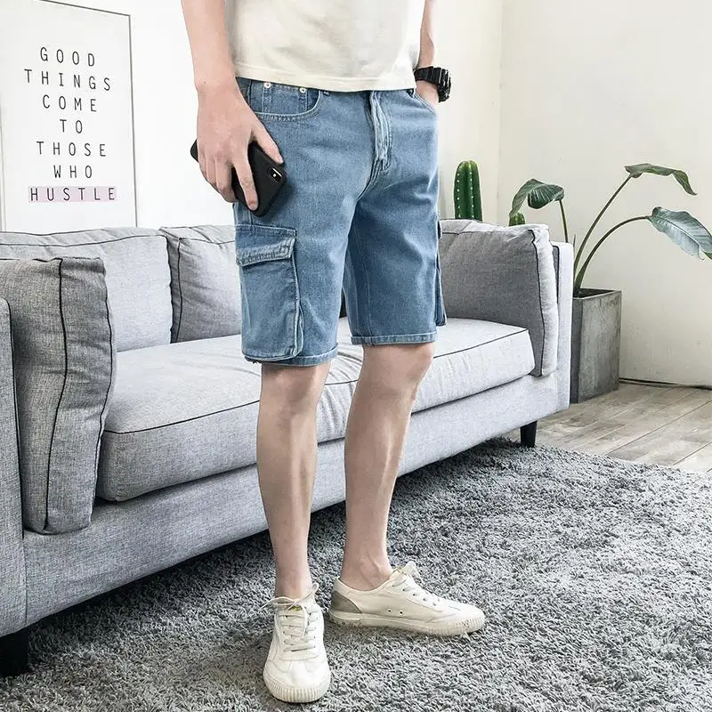Summer 2024 Men New Solid Color High Street Youth Hole Pocket Fashion Loose Straight Cylinder Cowboy Casual Thin Style Shorts
Summer 2024 Men New Solid Color High Street Youth Hole Pocket Fashion Loose Straight Cylinder Cowboy Casual Thin Style Shorts