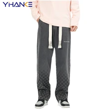 High Street Washed Gradient Plaid Printed Jeans Men's Wide Leg Pants Street Casual Straight Leg Jeans Pants Men's Street Men's
High Street Washed Gradient Plaid Printed Jeans Men's Wide Leg Pants Street Casual Straight Leg Jeans Pants Men's Street Men's