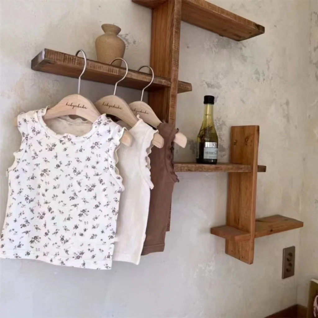 2025 Summer New Baby Sleeveless T Shirts Infant Girl Floral Vest Toddler Cotton Breathable Tee Kids Tee Children Clothes 5 S46e3516717624ef68a5a2f19eee74444J