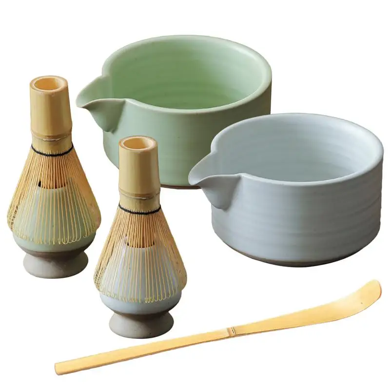 Matcha Set 4PCS Matcha Bowl With Spout Japanese Tea Set Matcha Making Kit Scoop Whisk Stand For Matcha Tea Ceremony
Matcha Set 4PCS Matcha Bowl With Spout Japanese Tea Set Matcha Making Kit Scoop Whisk Stand For Matcha Tea Ceremony
