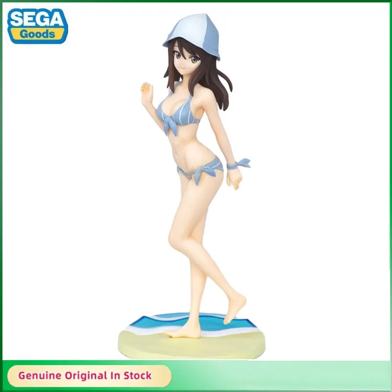 

SEGA Original GUP GIRLS Und PANZER Mika Swimwear Ver.PVC Anime Action Figure Finished Model Toy Gift for Children Kids