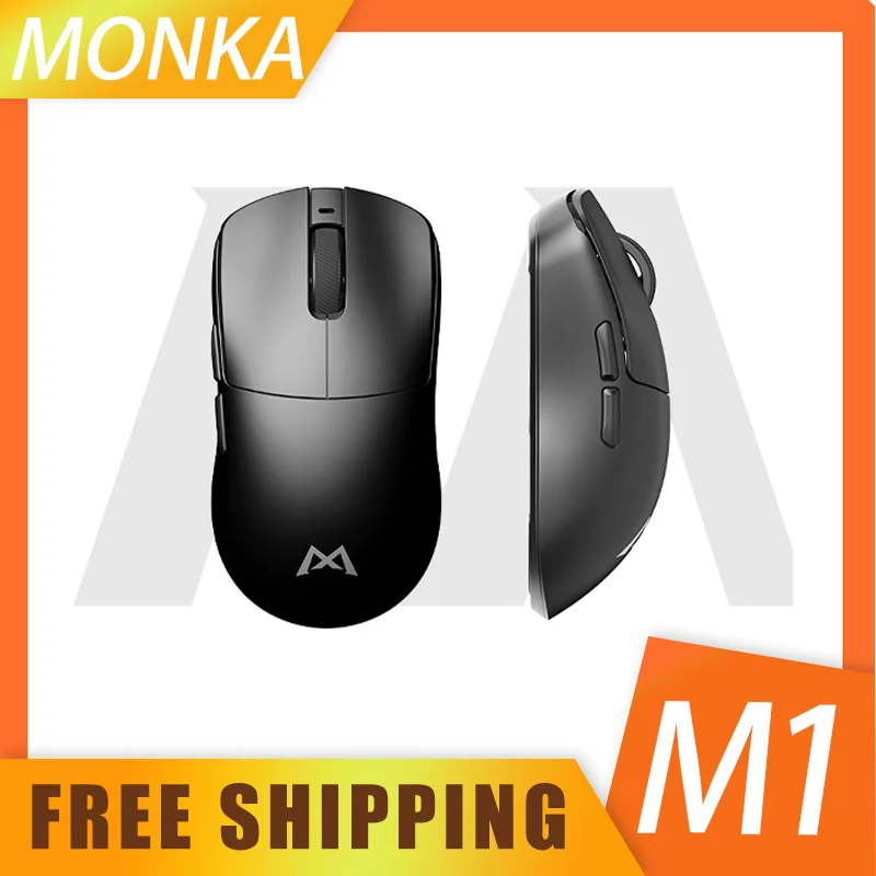 Monka M1 Wireless Mouse Paw3395 4k Light Weight Mouse Customization Three-Mode Macro Game Mouse For Computer Accessories
Monka M1 Wireless Mouse Paw3395 4k Light Weight Mouse Customization Three-Mode Macro Game Mouse For Computer Accessories