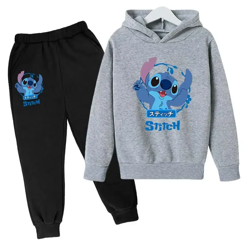 New Stitch Hoodies Pants Set Children Boys Girls Boys Girls Stitch Sweatshirts Hooded Kids Fashion Stitch Pullovers Clothes Suit
New Stitch Hoodies Pants Set Children Boys Girls Boys Girls Stitch Sweatshirts Hooded Kids Fashion Stitch Pullovers Clothes Suit