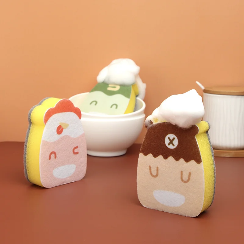 Non-stick Compressed Wood Pulp Sponge Cartoon Dish Cloths Oil Remove Magic Wipes Dishwashing Sponge Cleaning Tools For Kitchen
Non-stick Compressed Wood Pulp Sponge Cartoon Dish Cloths Oil Remove Magic Wipes Dishwashing Sponge Cleaning Tools For Kitchen