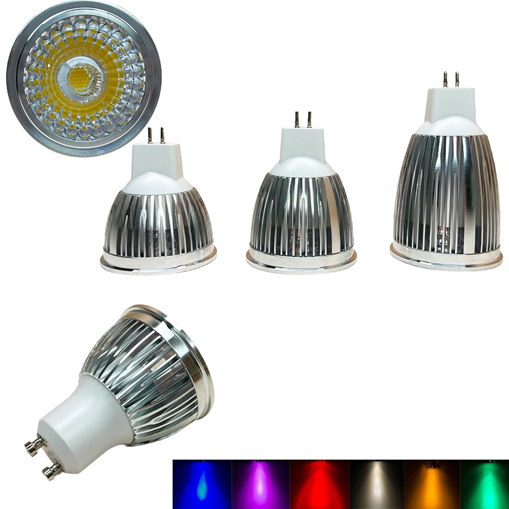 

GU10 MR16 GU5.3 E27 E14 3w 5w 7w COB Lamp Lighting LED Light Bulb 85-265V 110V 220V Home Lighting Cold Warm White