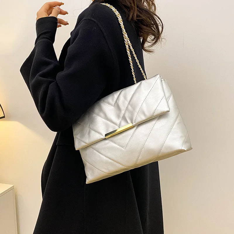 Pu Leather Women's Shoulder Bag 2024 New Ladies Handbag Purse Solid Color Chain Small Square Bag Spicy Girl Crossbady Bags
Pu Leather Women's Shoulder Bag 2024 New Ladies Handbag Purse Solid Color Chain Small Square Bag Spicy Girl Crossbady Bags