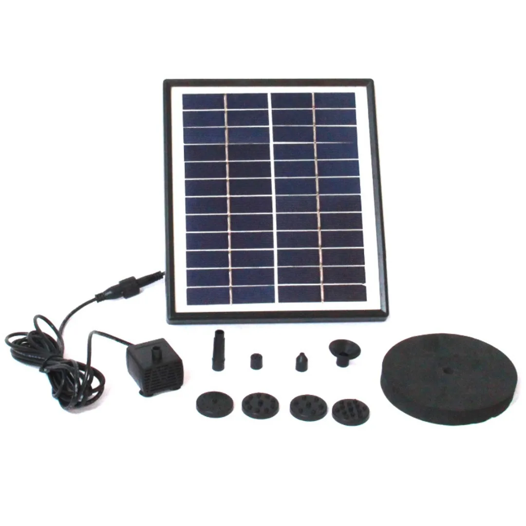 1pc 10V/2.5W Solar Water Pump Kit With 6 Nozzles For Bird Bath Pond Solar Powered Pump For Garden DIY Decoration Accessories
1pc 10V/2.5W Solar Water Pump Kit With 6 Nozzles For Bird Bath Pond Solar Powered Pump For Garden DIY Decoration Accessories