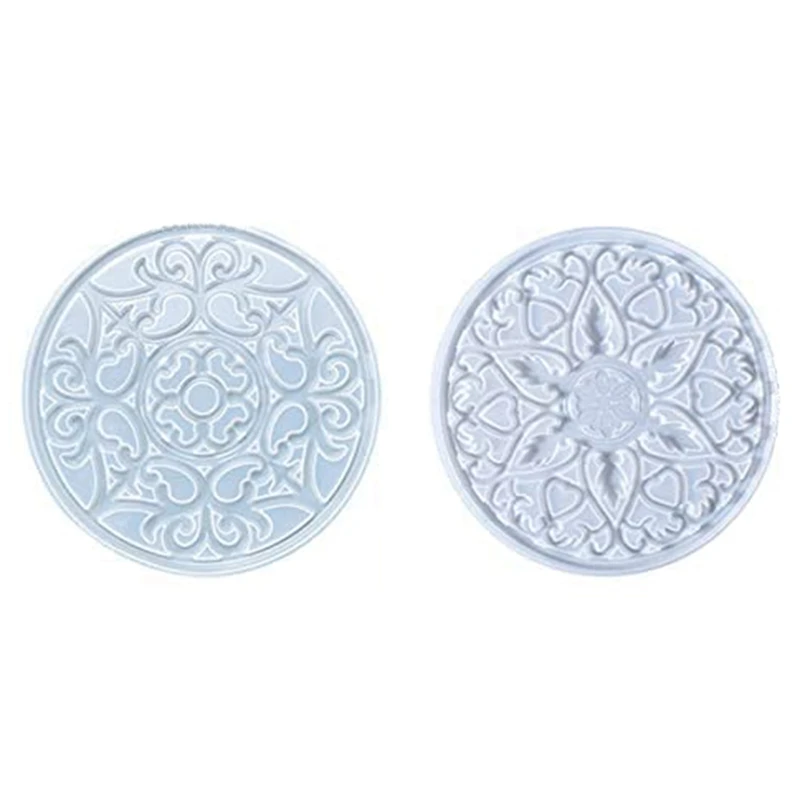 Mandala Coaster Resin Molds 2Pcs Large Silicone Coaster Molds For Resin Hollow Flower Tray Epoxy Molds Silicone Molds
Mandala Coaster Resin Molds 2Pcs Large Silicone Coaster Molds For Resin Hollow Flower Tray Epoxy Molds Silicone Molds