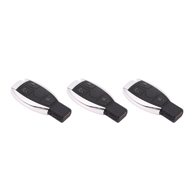 3X 3 Buttons Remote Car Key Shell Key Replacement For Mercedes Benz Year 2000+ NEC&BGA Control 433.92Mhz
3X 3 Buttons Remote Car Key Shell Key Replacement For Mercedes Benz Year 2000+ NEC&BGA Control 433.92Mhz