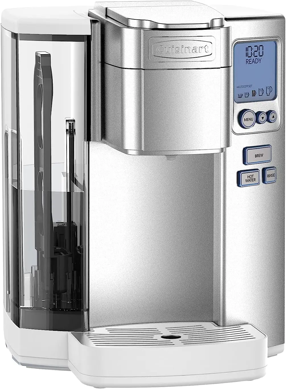 Cuisinart Coffee Maker, Single Serve 72-Ounce Reservoir Coffee Machine, Programmable Brewing & Hot Water Dispenser, SS-10WP1
Cuisinart Coffee Maker, Single Serve 72-Ounce Reservoir Coffee Machine, Programmable Brewing & Hot Water Dispenser, SS-10WP1