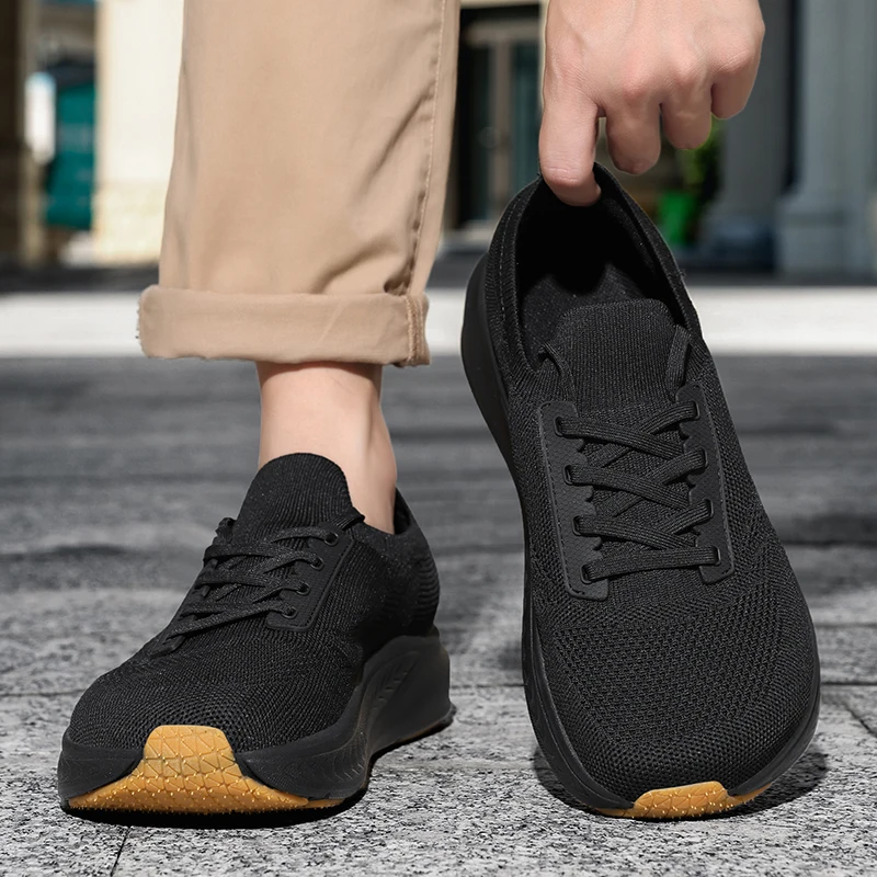 الانزلاق على الرجال أحذية مشي غير رسمية واسعة تو أحذية رياضية محبوك شبكة الجري أحذية رياضية موضة سميكة وحيد في الهواء الطلق أحذية للمشي الانزلاق على الرجال أحذية مشي غير رسمية واسعة تو أحذية رياضية محبوك شبكة الجري أحذية رياضية موضة سميكة وحيد في الهواء الطلق أحذية للمشي