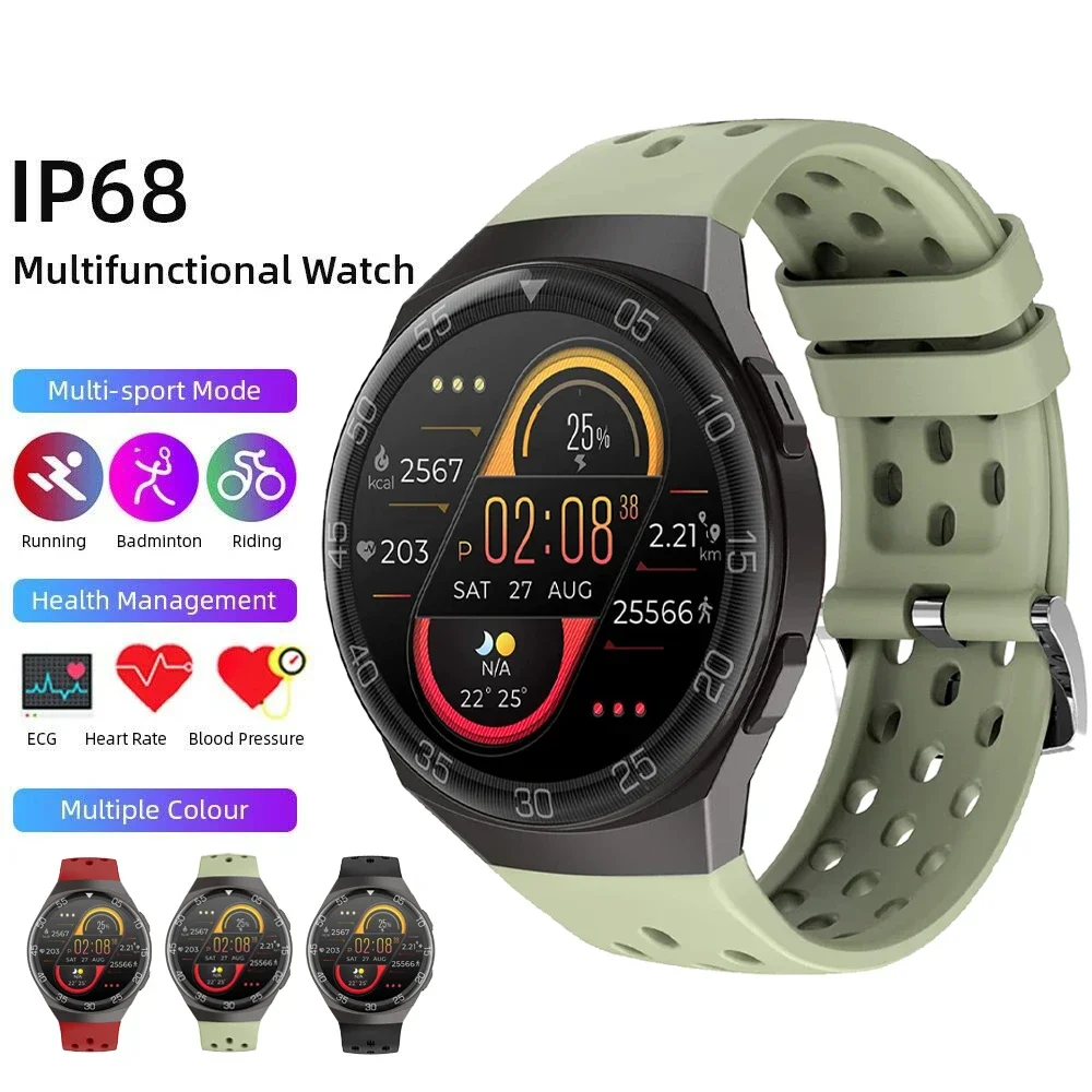 

MT68 Smart Watch Sports Fitness Tracker Call Information Reminder Sleep Heart Rate Monitoring Wearable Device Camera Remote