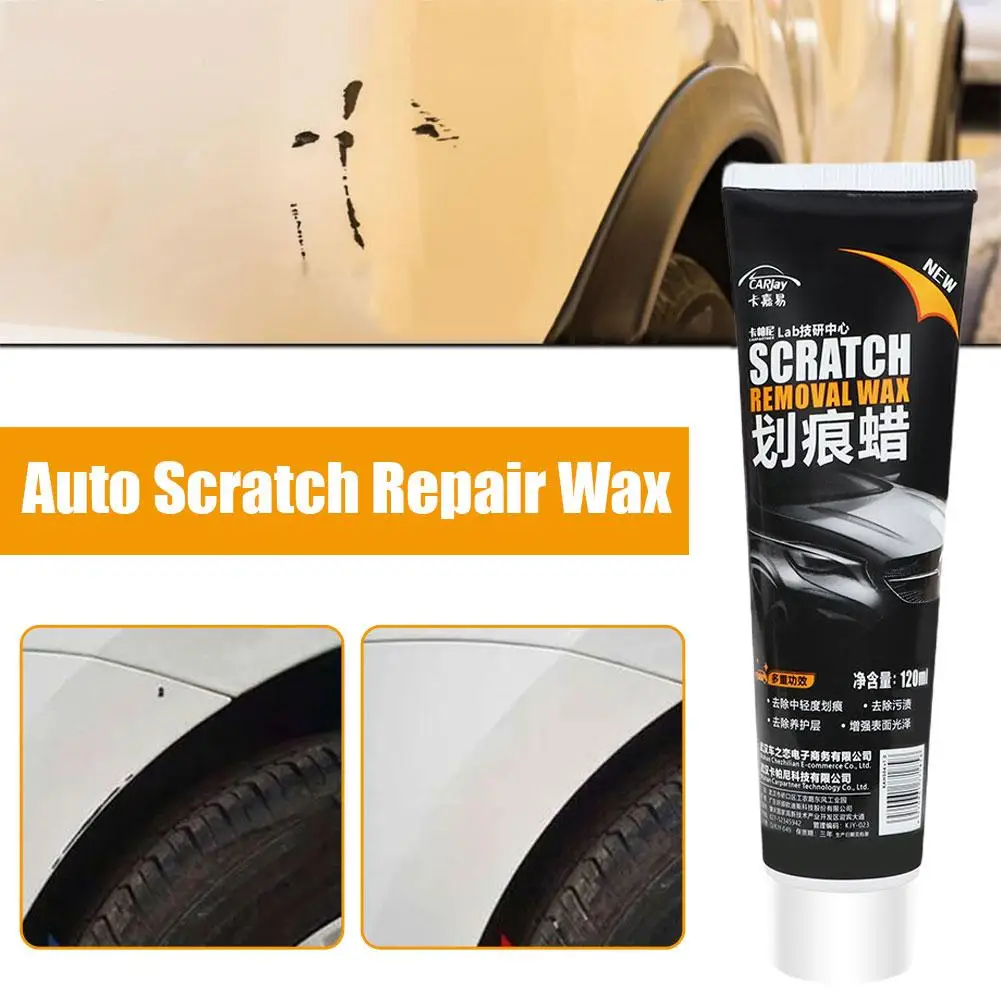 

Car Scratch Repair Paste Works on All Types of Paint No to Outfit Paint Enhance Original The Paint Spraying Harm Gloss W5D8