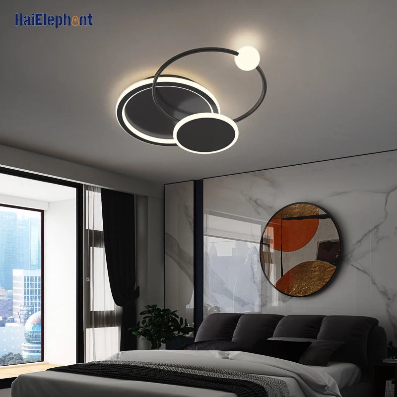 Gold Black Round Design Lights Modern Led Chandelier Lamps For Living Room Bedroom Surface Mounted Lighting Luminaire AC90-260V
Gold Black Round Design Lights Modern Led Chandelier Lamps For Living Room Bedroom Surface Mounted Lighting Luminaire AC90-260V